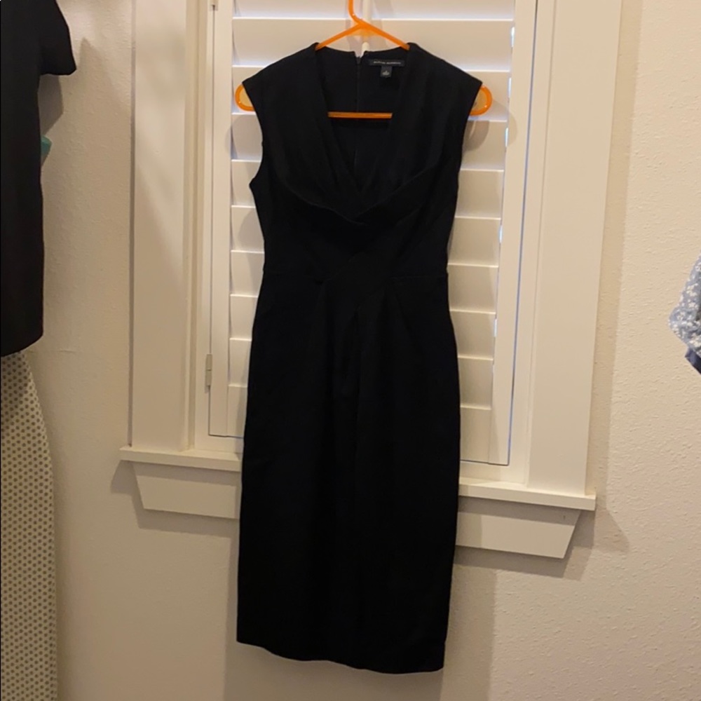 Banana Republic black sleeveless dress